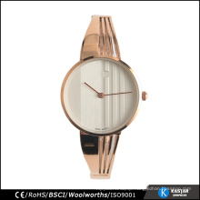 Ladies bracelet watch stainless steel back case buckle, fashion watch manufacturer in Shenzhen